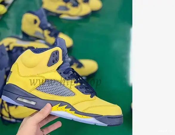 to V Amarillo Air Jordan ship SP GOD Inspire materials Navy 5 Retro Michigan retail PK ready 0610